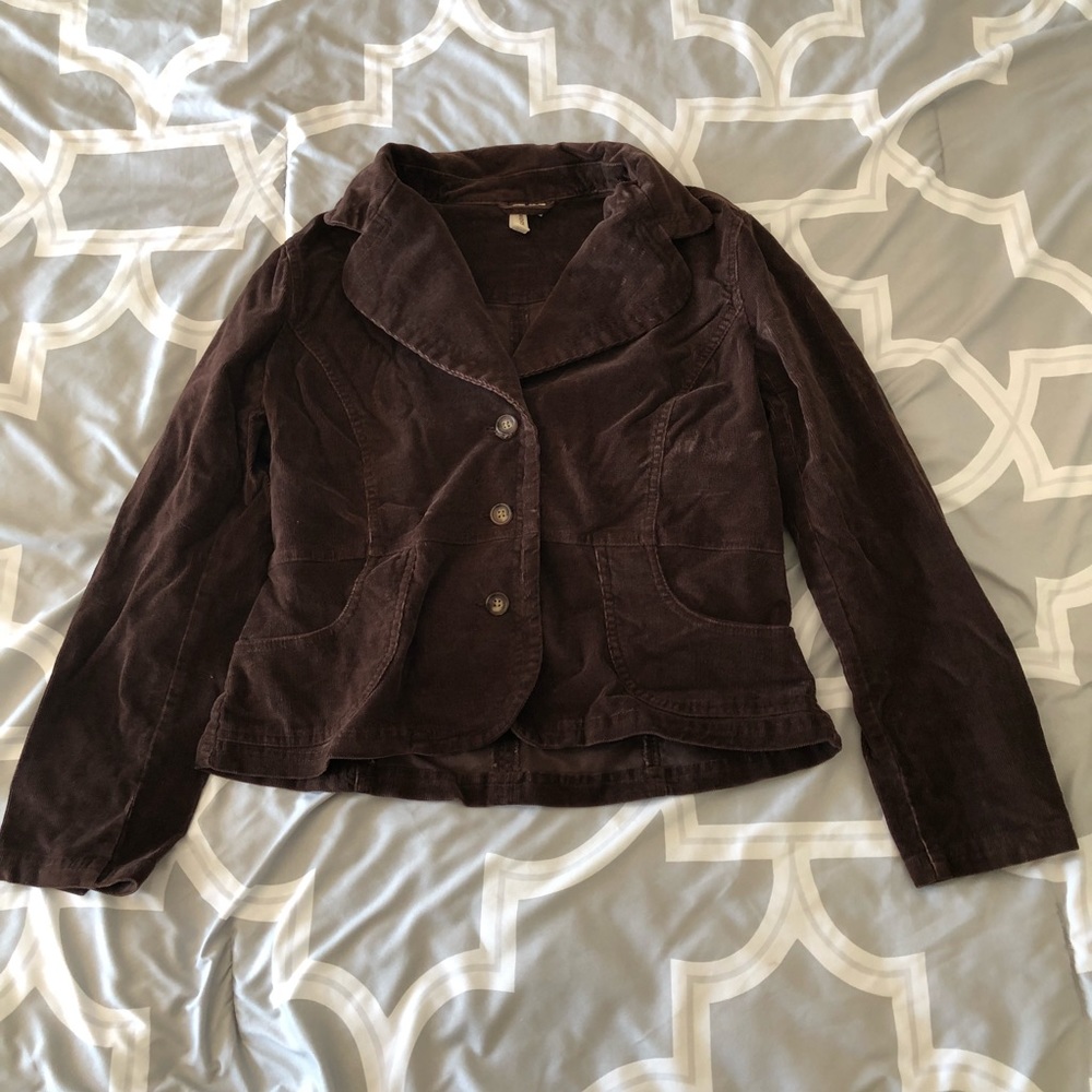 Brown jacket. Size PL St. John’s Bay. Used